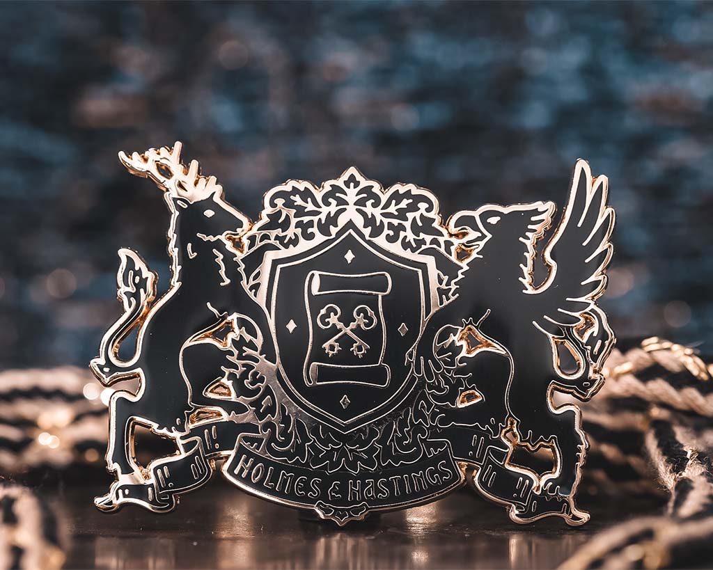 Holmes & Hastings Coat of Arms - Enamel Pin