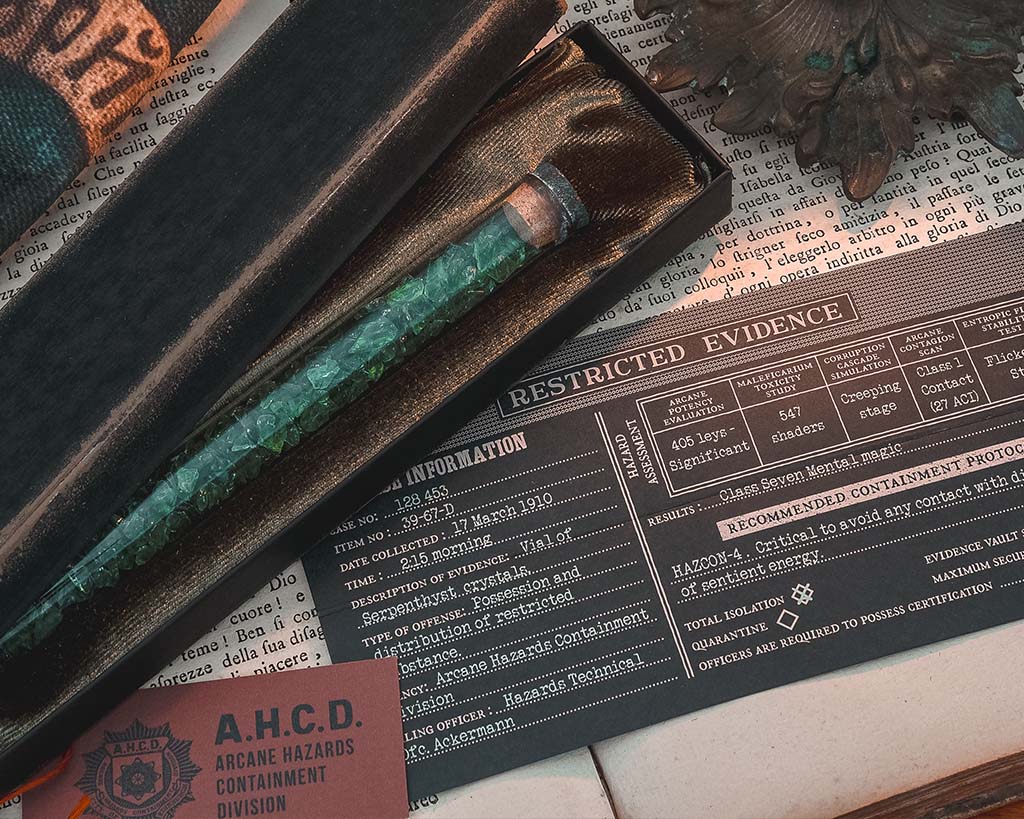 Serpenthyst Crystals Vial