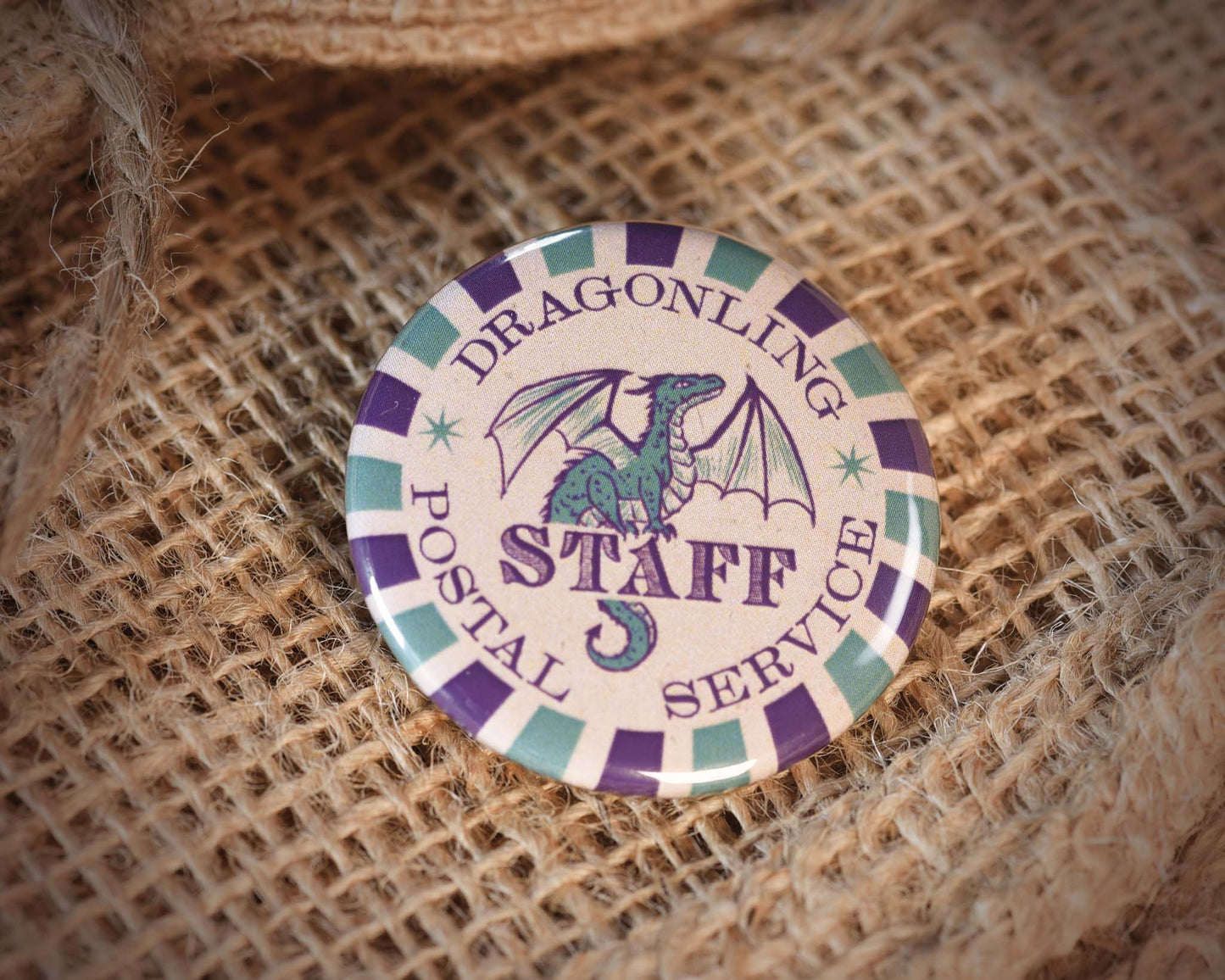 Badge employé des Services Postaux Dragonling
