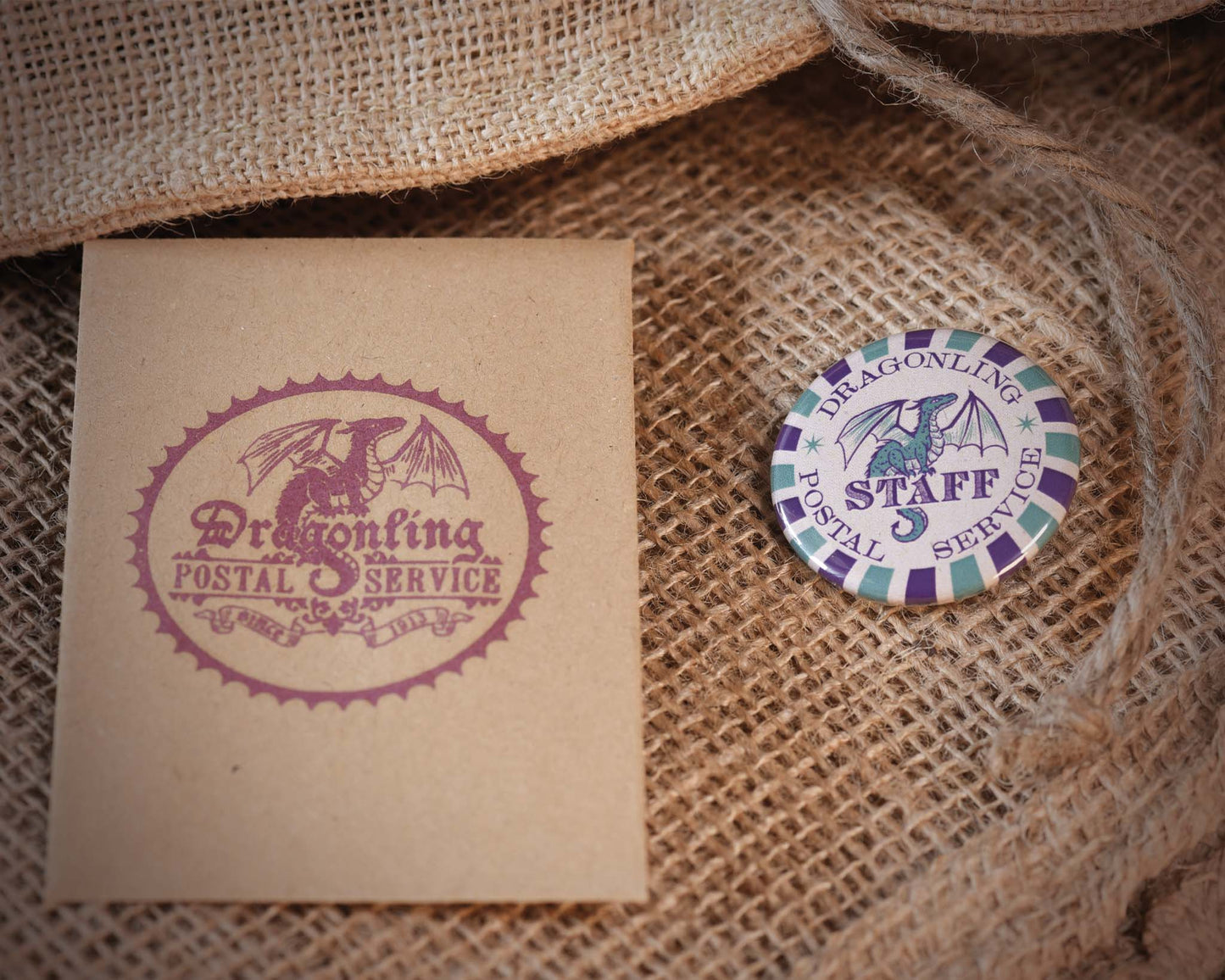 Badge employé des Services Postaux Dragonling