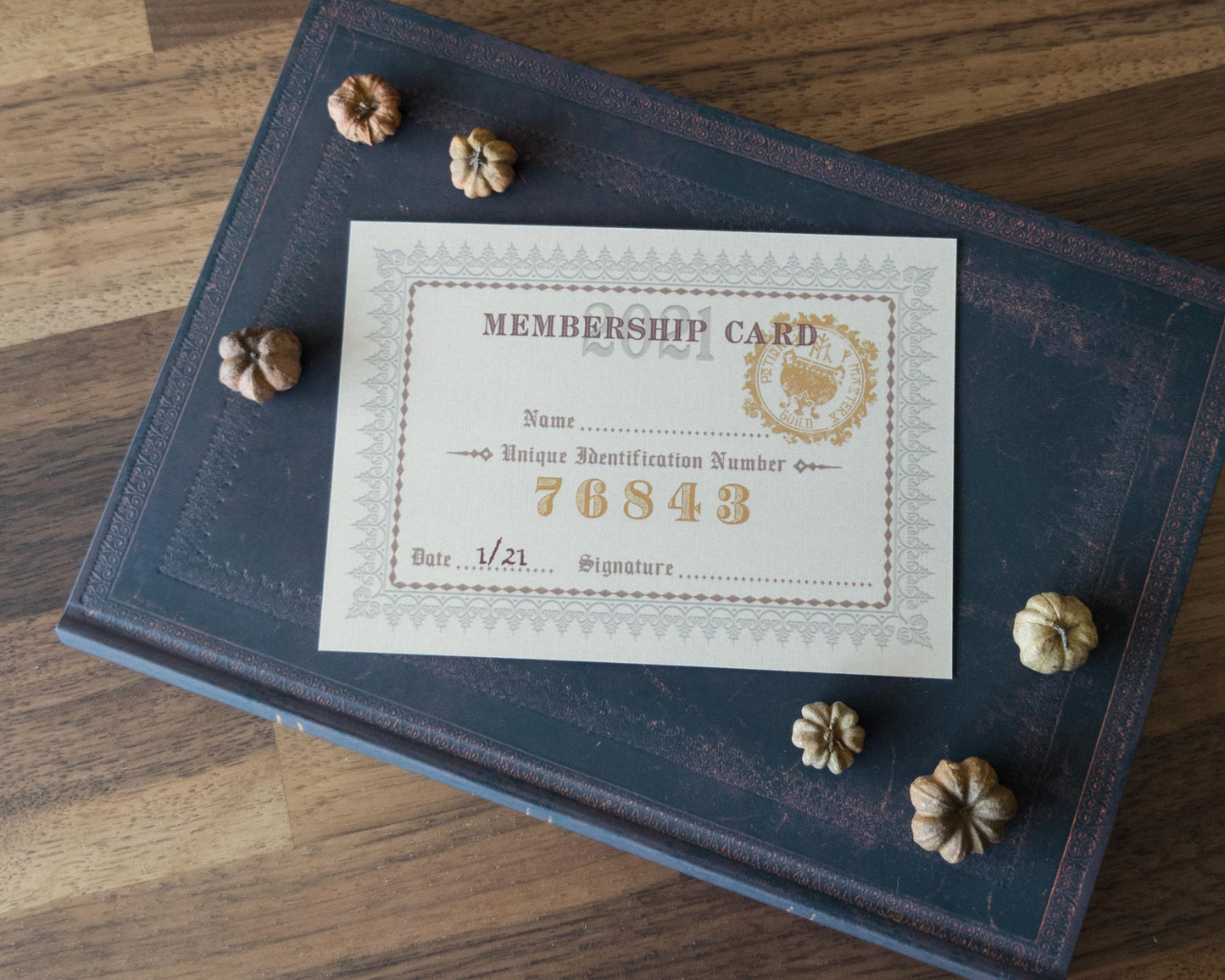 Carte de membre Guilde des Maîtres de Potions