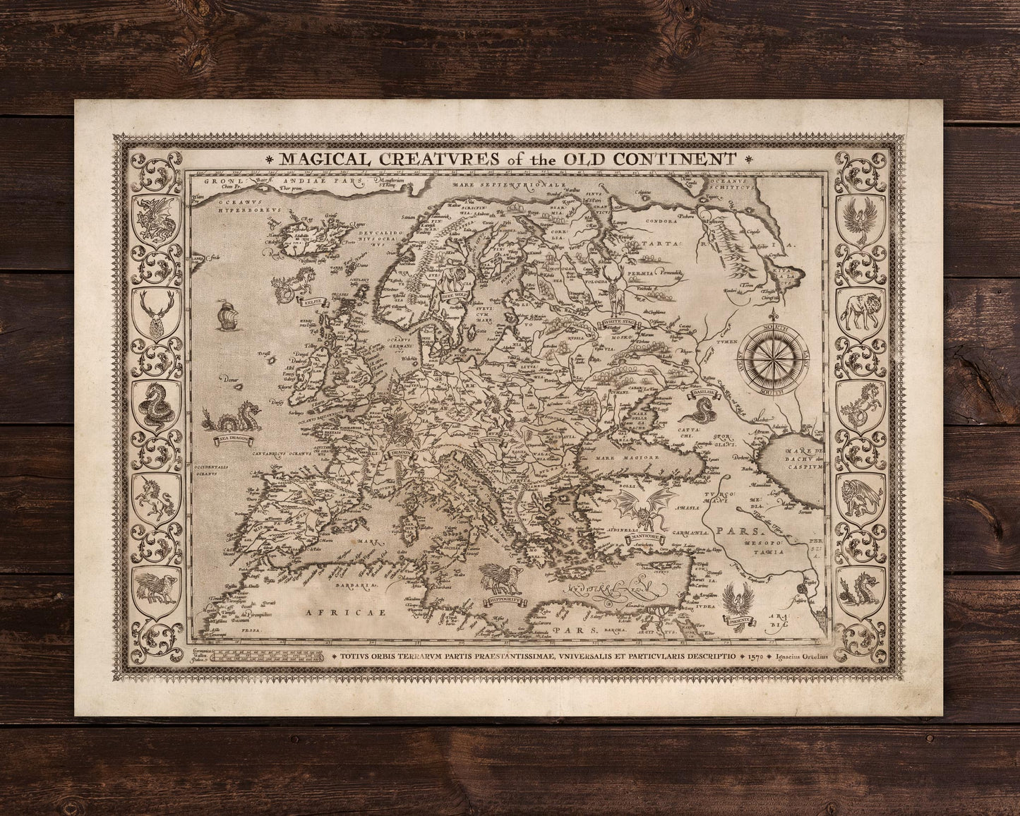 Carte du Vieux Continent