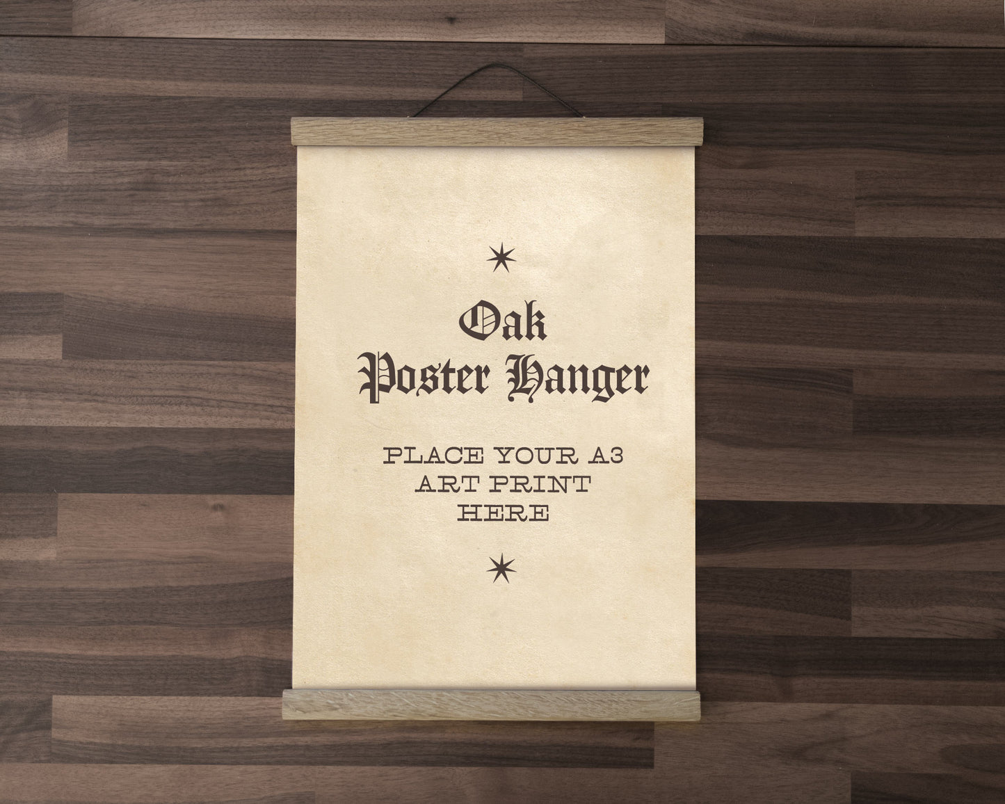 Porte-affiche en bois