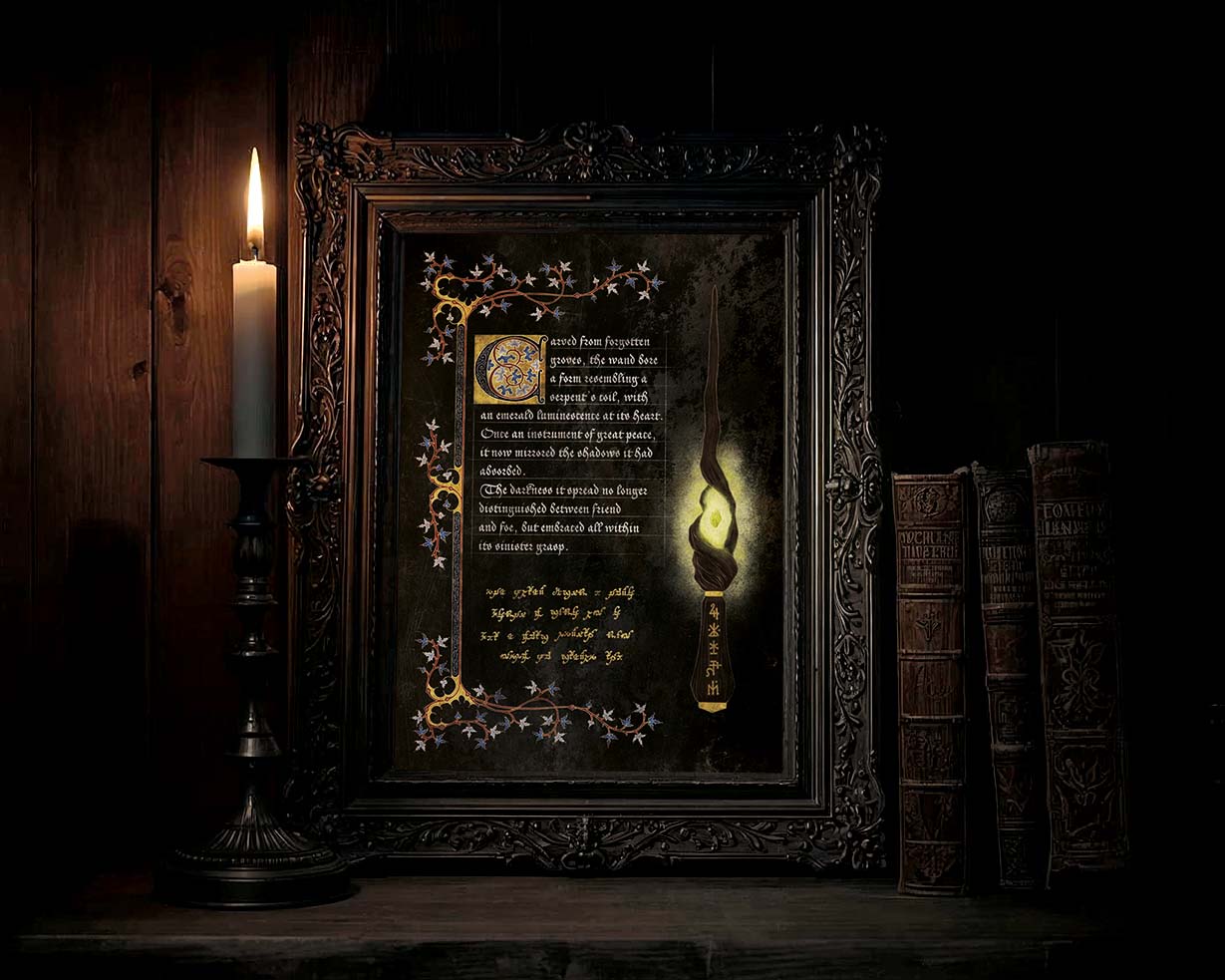 Legendarium Dark Wand - Print