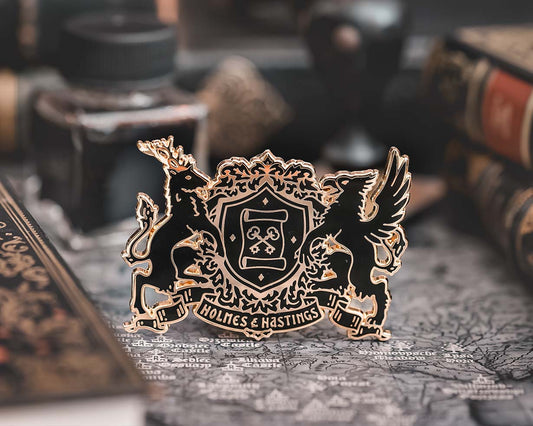 Holmes & Hastings Coat of Arms - Enamel Pin
