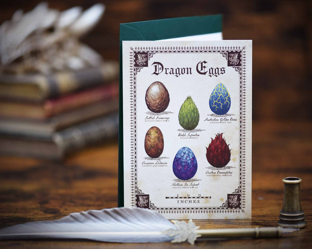 Dragon Eggs Greeting Card