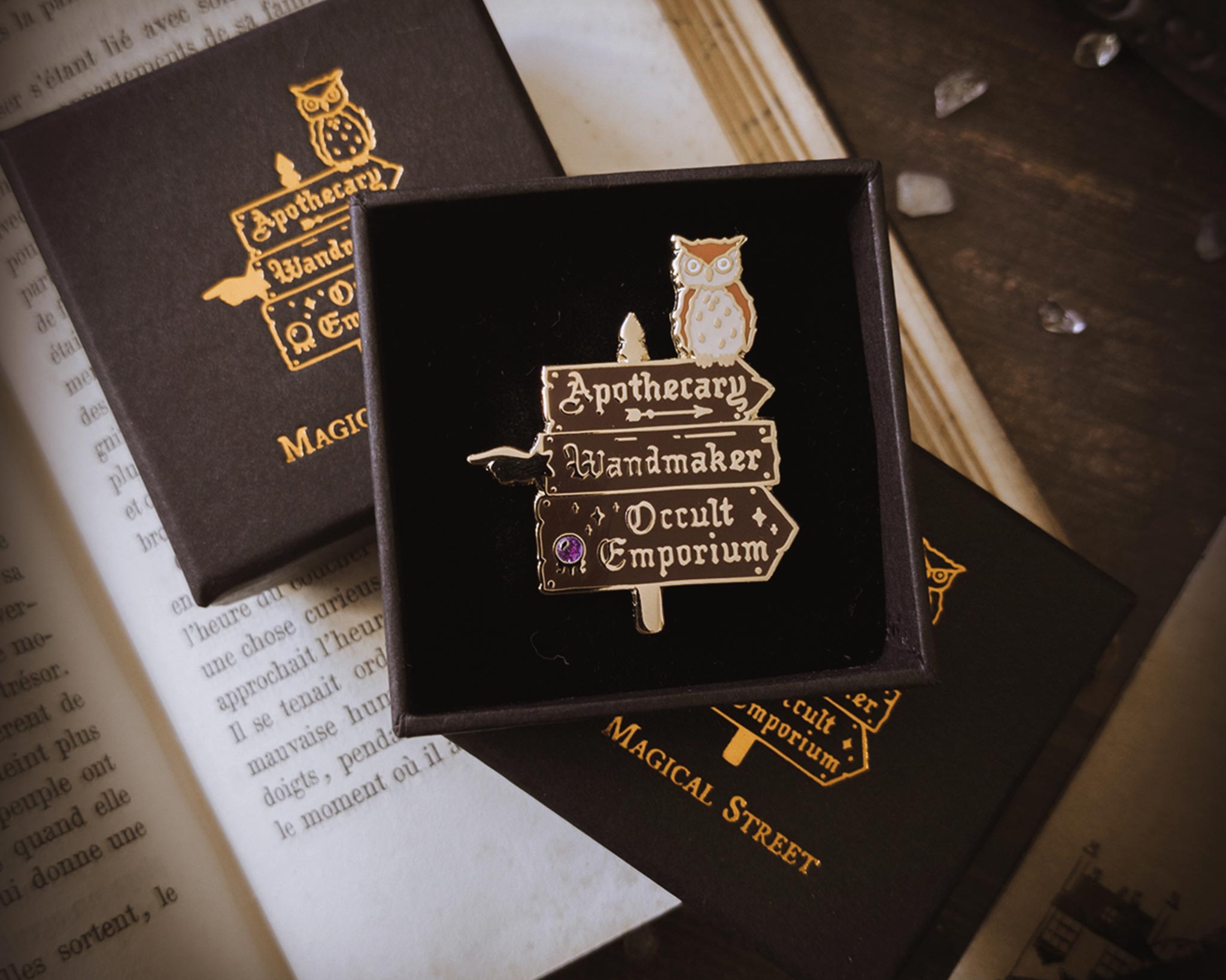 Street Pin Street Signs - Enamel Pin – Mist & Magic